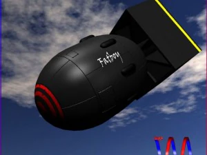 폭탄 fatboy 구성표 3D 모델 3D 모델