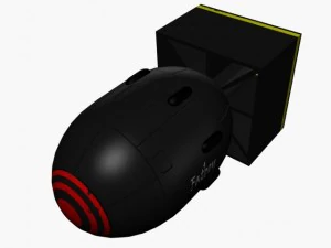 3d модели Схема бомбы Fatboy 3D Модель