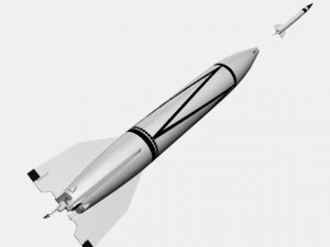 bumper wac rocket 3D Model