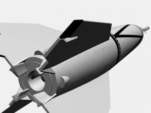 bumper wac rocket 3D Model