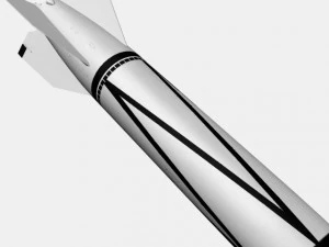 bumper wac rocket 3D Model