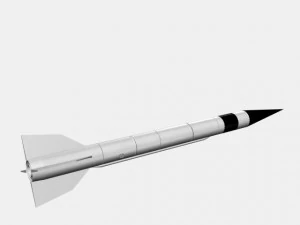 bumper wac rocket 3D Model