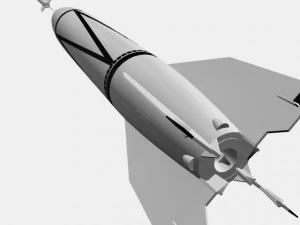 bumper wac rocket 3D Model