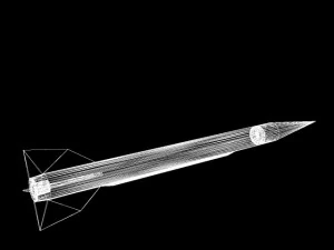 bumper wac rocket 3D Model