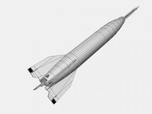 bumper wac rocket 3D Model