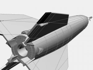 bumper wac rocket 3D Model
