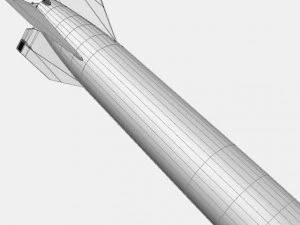 bumper wac rocket 3D Model