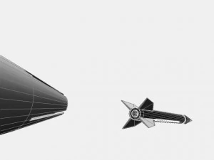 bumper wac rocket 3D Model