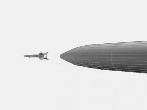 bumper wac rocket 3D Model