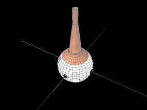 vanguard iii satellite 3D Model