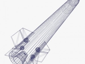 condor iaiiialacran missile 3D Модель
