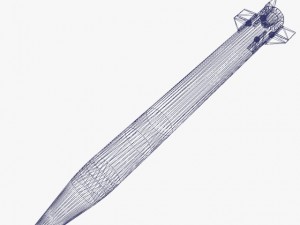 condor iaiiialacran missile 3D Модель