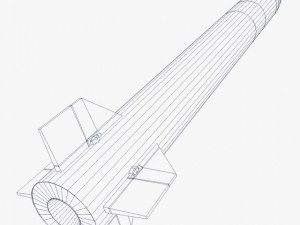 condor iaiiialacran missile 3D Модель