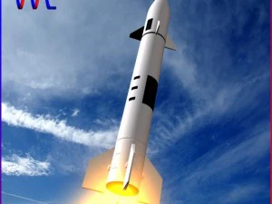 alababil rocket 3D Model