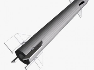 alababil rocket Modelo 3D