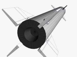 alababil rocket Modelo 3D
