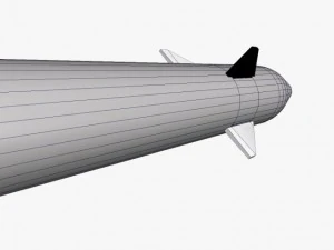 alababil rocket 3D Model