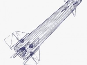 alababil rocket Modelo 3D
