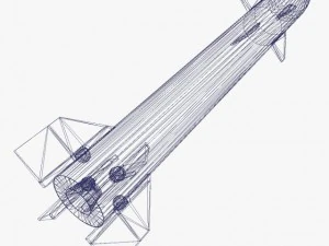 alababil rocket 3D Model