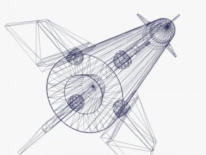 alababil rocket 3D Model