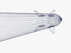 alababil rocket 3D Model