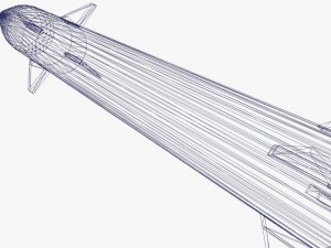 alababil rocket Modelo 3D