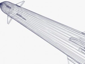 alababil rocket 3D Model