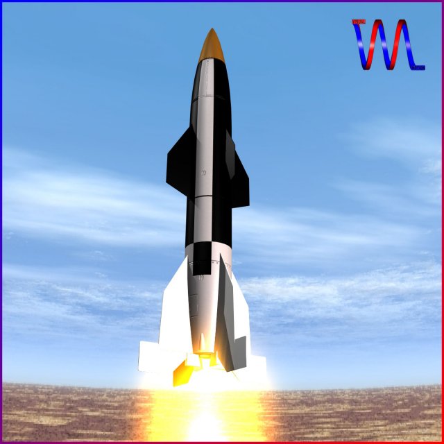 hermes a1 missile Modèle 3D .c4d .max .obj .3ds .fbx .stl .blend 