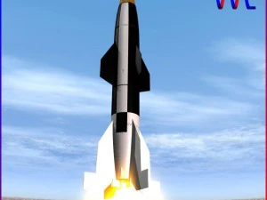 hermes a1 missile 3D Model