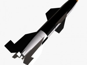 hermes a1 missile Modèle 3D