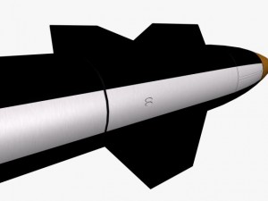 hermes a1 missile Modèle 3D