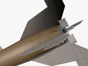 hermes a1 missile Modèle 3D