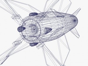 hermes a1 missile Modèle 3D