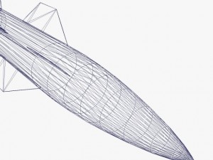 hermes a1 missile Modèle 3D