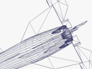 hermes a1 missile Modèle 3D