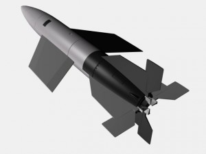 v2 a4b missile 3D Модель