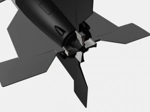 v2 a4b missile 3D Model