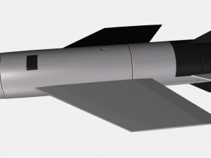 v2 a4b missile 3D Model