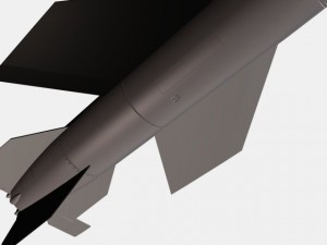 v2 a4b missile 3D Модель