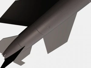 v2 a4b missile 3D Model