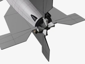 v2 a4b missile 3D Model