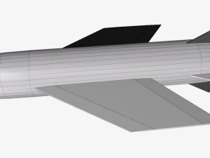 v2 a4b missile 3D Model