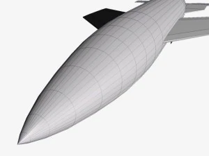 v2 a4b missile 3D Model