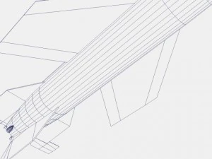 v2 a4b missile 3D Model