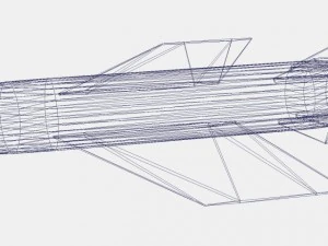 v2 a4b missile 3D Model