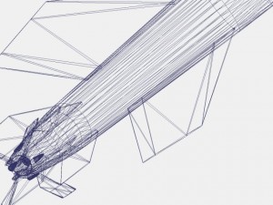 v2 a4b missile 3D Модель