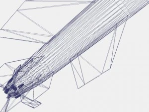 v2 a4b missile 3D Model
