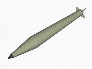 iraqi al samoud i missile Modelo 3D