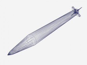 iraqi al samoud i missile Modelo 3D