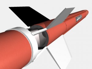 aerobee 170 rocket 3D Model